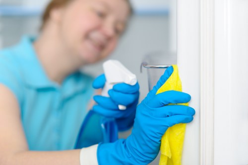 Professionally cleaned curtains improving a room’s appearance