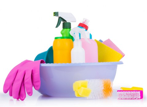 Professional steam carpet cleaning process in a home interior