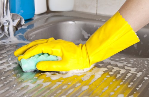 Deep cleaning commercial carpets to improve workplace air quality
